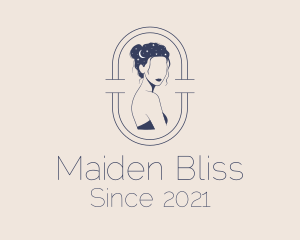 Night Maiden Astrology logo design