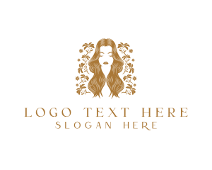 Floral Beauty Woman logo