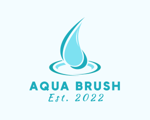 Water Droplet Moisture logo design