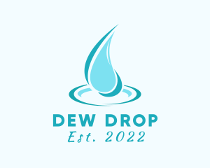 Water Droplet Moisture logo design
