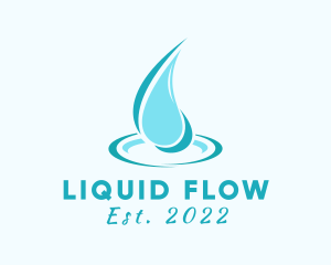 Water Droplet Moisture logo design