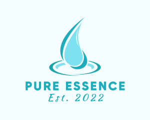 Water Droplet Moisture logo design