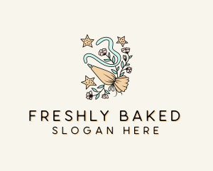 Piping Bag Pastry Bakery logo design