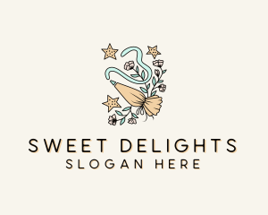 Piping Bag Pastry Bakery logo design