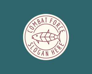 Fish Restaurant Dish logo