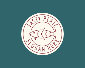 Fish Restaurant Dish logo