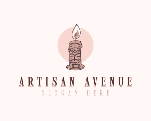 Artisanal Candle Souvenir logo design