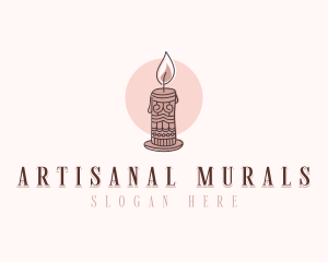 Artisanal Candle Souvenir logo design