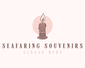 Artisanal Candle Souvenir logo design