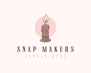 Artisanal Candle Souvenir logo design