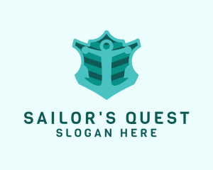 Navy Anchor Marine logo design