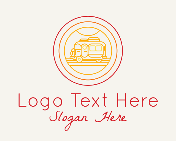 Trailer Camping logo example 2