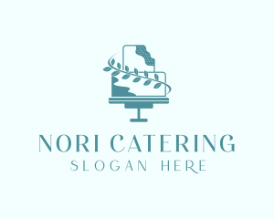 Wedding Cake Dessert logo design