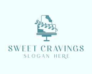 Wedding Cake Dessert logo design