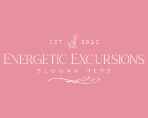 Flower Wellness Relaxation Spa logo design