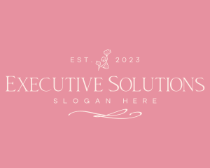 Flower Wellness Relaxation Spa logo design