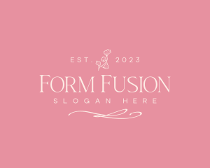 Flower Wellness Relaxation Spa logo design