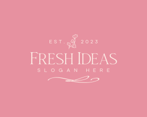 Flower Wellness Relaxation Spa logo design