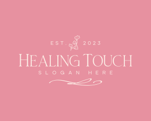 Flower Wellness Relaxation Spa logo design