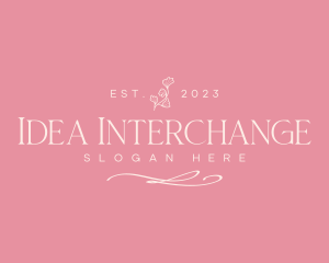 Flower Wellness Relaxation Spa logo design