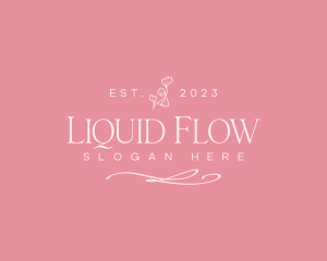 Flower Wellness Relaxation Spa logo design