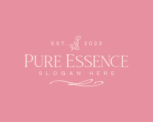 Flower Wellness Relaxation Spa logo design