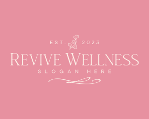 Flower Wellness Relaxation Spa logo design