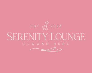 Flower Wellness Relaxation Spa logo design