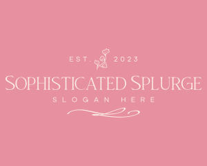 Flower Wellness Relaxation Spa logo design