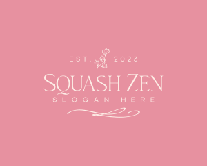 Flower Wellness Relaxation Spa logo design