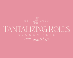 Flower Wellness Relaxation Spa logo design