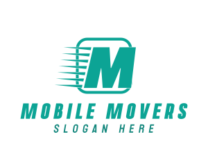 Fast Logistics Mover logo design