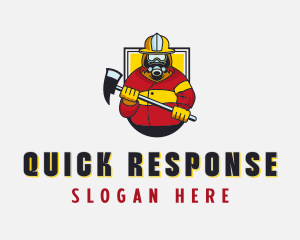 Emergency Response Firefighter logo