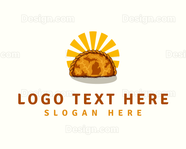 Michigan Pasty Food Logo