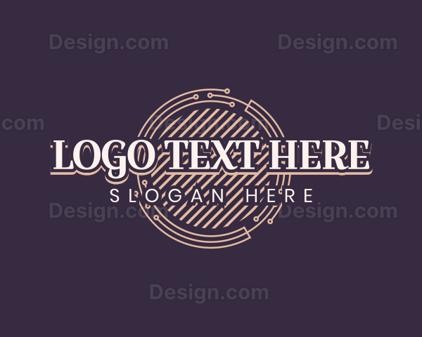 Generic Lines Badge Logo