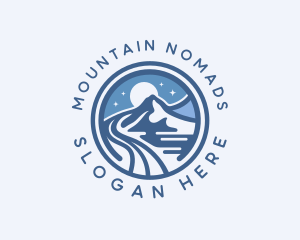 Mountain Pathway Camping logo design