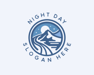 Mountain Pathway Camping logo design