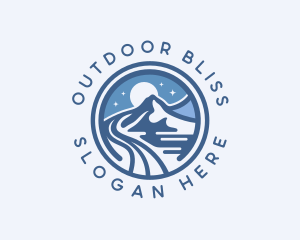 Mountain Pathway Camping logo design