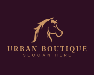 Equine Stallion Horse Logo