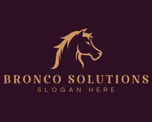 Equine Stallion Horse logo