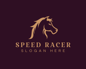 Equine Stallion Horse logo