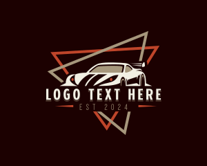 Auto Car Racing Logo