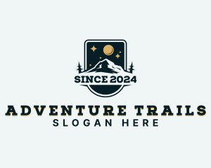 Mountain Trekking  logo design