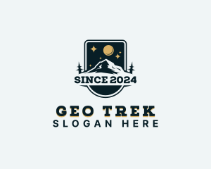 Mountain Trekking  logo design