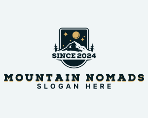 Mountain Trekking  logo design