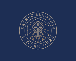 Christian Sacred Cross logo