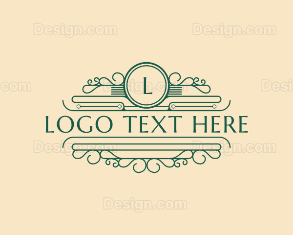 Fancy Fine Dining Restaurant Logo