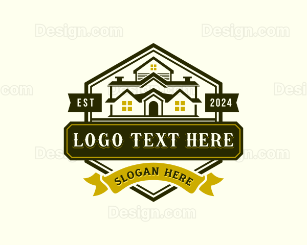 Real Estate Residential House Logo