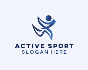 Triathlon Sports Athlete logo