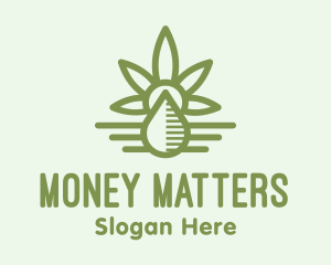 Green Cannabis Oil Logo